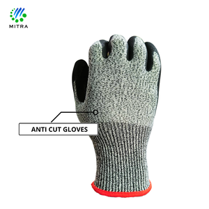 Guantes resistentes a cortes con revestimiento de nitrilo arenoso nivel F - Product Image 3