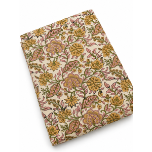 Tissu en voile de coton peigné imprimé à la main, motif floral rose, léger 80 GSM, unisexe, pour robes et vêtements - Product Image 5