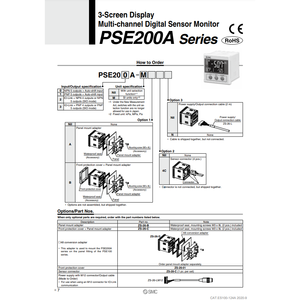 PSE200A-MB4C ตรวจวัดเซนเซอร์ดิจิตอลแบบนิวเมติก SMC สำหรับการตรวจวัดความดันอย่างมีประสิทธิภาพ - Product Image 2