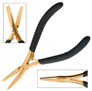 Flat Tip Hair Extension Pliers Hair Tools Stainless Steel Pliers With Black Handle Professional Tool for Install and Remove - Product Image 6