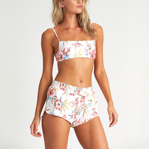 Prix d'usine, conception OEM personnalisée, shorts de plage légers pour femmes, motif à boutons, respirants, séchage rapide, vente en gros, best-seller - Product Image 3