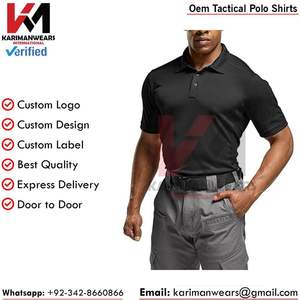 Camiseta Polo Táctica de Alto Rendimiento para Hombre, para Paintball y Eventos al Aire Libre, Tejido Elástico de Secado Rápido, Fabricante al por Mayor - Product Image 6