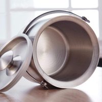 Seau à glace isotherme en acier inoxydable à double paroi, style classique, durable et léger, avec design martelé, idéal pour le vin et la bière – Vente chaude