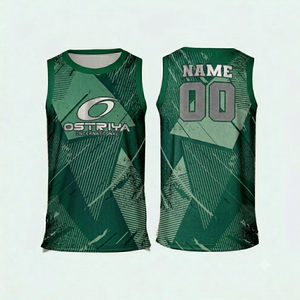 Camiseta de Baloncesto de Talla Grande, de Alta Calidad, Transpirable, de Secado Rápido, sin Mangas, de Poliéster, con Cuello en V, Tejido de Malla, con Relieve en la Parte Delantera - Product Image 6