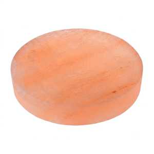 Bloc de sel rose de l'Himalaya circulaire 7x7x2 pouces pour grillades et service - Product Image 2