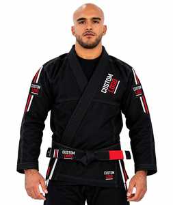 Kimono de Jiu-Jitsu Brésilien Premium 100% Coton Extensible pour la Compétition, Vente en Gros par le Fabricant avec Broderie de Logo Personnalisé - Product Image 3