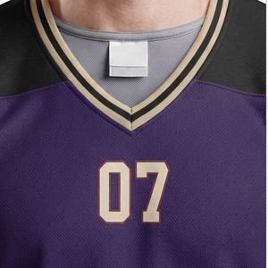 Maillot de hockey sur glace en mesh pour homme, entraînement, 100 % polyester, manches longues - Product Image 4