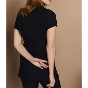 One Button Style New Fashion Breathable Spandex Beauty Salon Uniform <b>Nursing</b> Spa Workwear <b>Tunic</b> - Product Image 5