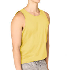 Camiseta sin mangas de punto para hombre, la más vendida, cómoda, duradera, sin mangas, para levantamiento de pesas, de secado rápido, antiencogimiento - Product Image 4