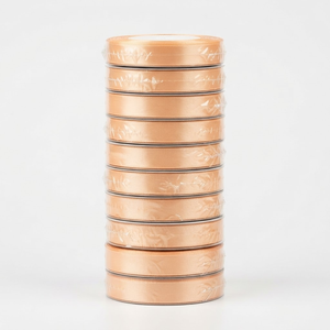 12mm Light Peach Apricot Single Face Satin Ribbon Manufacturer 10 Rolls x 8 Meter for <b>Bridal</b> Shower Gift <b>Wrap</b> Boutique Bags Bulk - Product Image 3