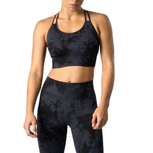 Custom Wholesale Women Seamless Sports Bra OEM ODM Manufacturer Breathable Strappy <b>Back</b> Yoga Gym Fitness Activewear - Product Image 1