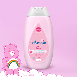 Daiso Korea Beauty Line Johnson's Baby лосьон 200 мл розовый для ухода за кожей ребенка