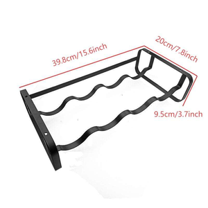 Basics - Botellero Metálico Apilable para 4 Botellas, Base para Almacenamiento de Vino, Soporte de Exhibición - Product Image 3