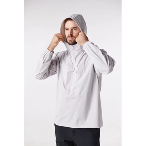 Veste en toile légère imperméable pour homme, col zippé, couleur unie, décontractée, pour l'extérieur, en polyester, coupe classique, hiver - Product Image 4