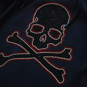 Wholesale Streetwear Oversized Crystal Studded Custom All Over <b>Rhinestone</b> <b>Rhinestone</b> <b>Hoodie</b> With Pearls X Stones - Product Image 4