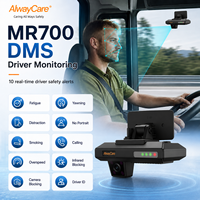 Cámara para Auto AlwayCare 1080P WiFi GPS AI Dashcam ADAS DMS DVR Grabador de Video con Detección de Fatiga del Conductor para Vehículos Comerciales