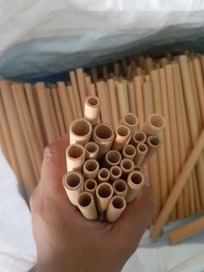 Personalized Eco-friendly Bamboo Drinking <b>Straws</b> <b>Reusable</b> Barware Accessories Biodegradable 200mm 6-9mm Inner Diameter Vietnam - Product Image 6