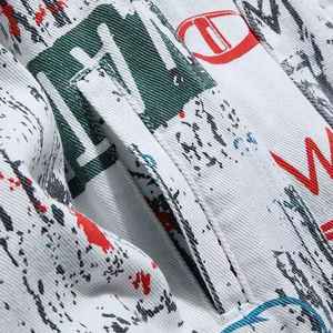 Premium Casual Custom Sublimation Printing Finish High Street Style 100% Cotton <b>Denim</b> <b>Jacket</b> For Men - Product Image 5