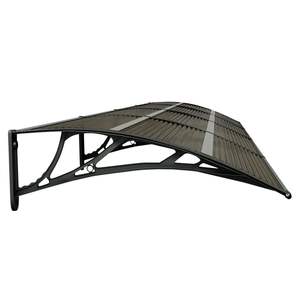 Toldo y Pérgola para Puerta de Policarbonato Negro Resistente de 137.8 x 29.5 Pulgadas - Product Image 4