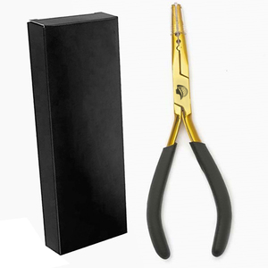 Pince à extensions de cheveux en acier inoxydable sur mesure, outil de haute qualité, design confortable, Regal Impex - Product Image 1