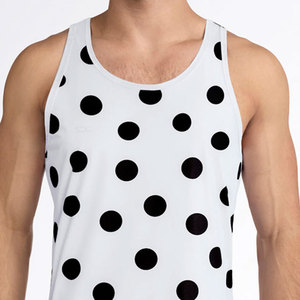 Reglan Sleeves <b>Stringer</b> Men's High Quality Wholesale Neck Cropped Design Tank Top OEM Multi Color Streetwear Fashionable 100% - Product Image 3