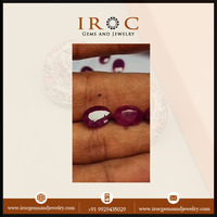 Pierre de rubis rouge naturel facettée, pierre précieuse classique pour la création de bijoux et les conceptions personnalisées