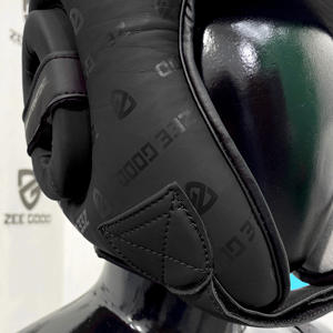 Protège-tête de boxe intégral en cuir, portable, respirant, réglable, personnalisable pour l'entraînement MMA, vente en gros 2026 - Product Image 6