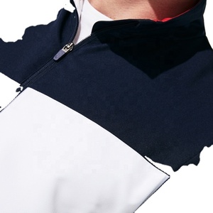 Ensemble survêtement homme 2 pièces, manches longues, couleur contrastée, fermeture éclair, broderie personnalisée, vente en gros hiver 2021, nouveau logo personnalisé - Product Image 4