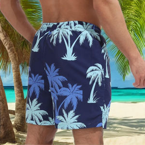 Bañadores de hombre de alta calidad personalizados para vacaciones de playa de verano, bañadores con diseños de impresión de moda, servicio OEM disponible - Product Image 2