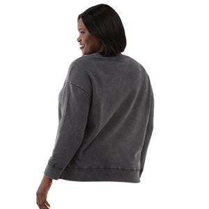 Sweat-shirt à col rond surdimensionné pour femmes Style décontracté confortable avec design personnalisé pour la mode hivernale - Product Image 3