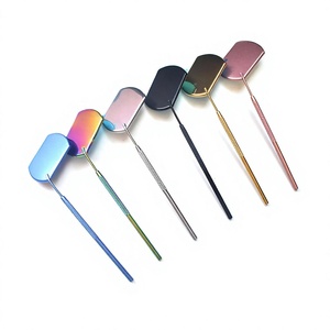 Pincettes de collection pour timbres, en verre, montre-monnaie à revêtement de poudre, noir, mat, sans pointe en PVC, pour une poignée sensible, nouvelle collection 2019 - Product Image 4