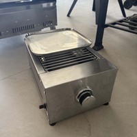 Mini barbecue au charbon de bois portable pour table, idéal pour le camping, les pique-niques, les balcons et les jardins