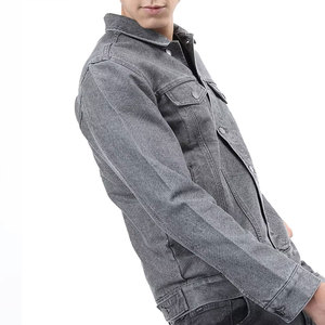 Top Selling Eco-Friendly Men <b>Jeans</b> Jacket <b>Soft</b> Fabric Streetwear Comfortable Custom Logo Men Winter Jacket - Product Image 3