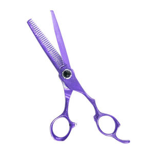 Ciseaux de coiffure professionnels en acier inoxydable 4Cr13 à 28 dents pour salon et usage domestique, pour droitiers - Product Image 3
