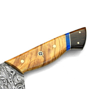 Cuchillo de Cocina Profesional Hecho a Mano, Cuchillo de Chef de Acero de Damasco, Hoja de Acero con Patrón, Agarre Cómodo, Cuchillo Afilado - Product Image 4