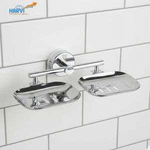 Porte-savon double écologique de la collection Arion au design moderne pour salle de bain, cuisine, chambres d'hôtel, organisation du comptoir - Product Image 5