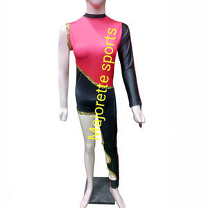 Traje de Baile para Mujer, Body Elástico Suave, Atuendo de Ritmo Contemporáneo, Ropa Elegante para Actuaciones, Vestimenta Moderna para Movimiento Artístico - Product Image 1