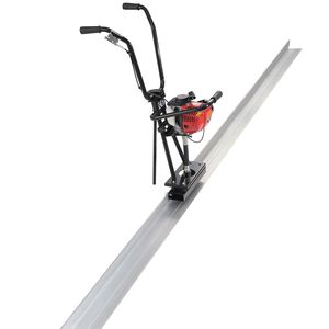 Set Livellatrice per Cemento a Gas da 11 piedi con Barra Dritta in Alluminio, Motore Vibrante a 4 Tempi per Finitura Cemento, Altezza Regolabile - Product Image 1