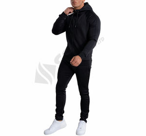 Nouveaux survêtements personnalisés pour hommes, vêtements de sport en polyester/coton - Product Image 3
