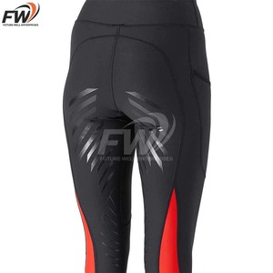 Vêtements d'équitation personnalisés pour femmes en gros : Pantalons d'équitation, leggings et culottes d'équitation avec impression silicone intégrale sur le siège - Product Image 6
