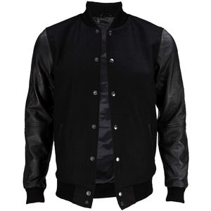Chaqueta Varsity Personalizada OEM al Mejor Precio para Adultos, Estilo Urbano con Cuello Alto, Chaqueta de Invierno para Hombre - Product Image 5