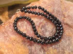 Perles de diamant Moissanite noires de 6 mm, taille facettée AAA, pour la création de bijoux - Product Image 3