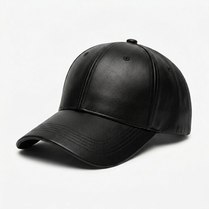 Good Quality Baseball <b>Hats</b> New Arrival Sporty Design Adjustable Leather <b>Caps</b> Personalized Customizable Sport <b>Cap</b> - Product Image 1