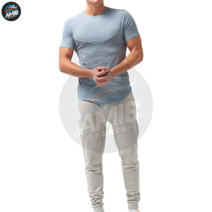 Wholesale Custom Logo Men's Gym T-<b>Shirts</b> Solid Breathable Canvas Fabric High Quality <b>100</b>% <b>Polyester</b> O-Neck Custom T-<b>Shirts</b> - Product Image 3