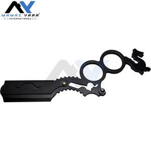 Navaja de Afeitar Profesional de Doble Hoja con Mango Ergonómico para Hombres, Navaja de Barbero Plateada y Negra de Primera Calidad, Calidad de Salón - Product Image 3