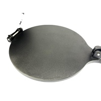 Kwang Hsieh – Moule manuel en alliage d'aluminium moulé de 8 pouces, revêtement noir de qualité alimentaire, écologique, pour tortillas de maïs et de farine