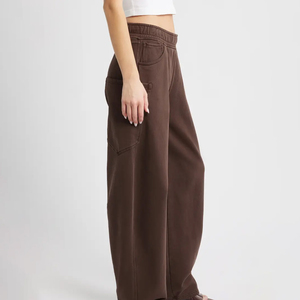 <b>Women</b> Maroon Winter Regular Fit High Waist Washed Fleece <b>Overalls</b> 100% Cotton Quick Dry Breathable - Product Image 2