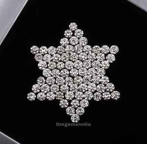 Diamant de laboratoire de 1,0 carat, 3,1-3,5 mm, couleur D, percé au laser, taille brillant |   Certifié IGI |   Boucles d'oreilles et bagues de fiançailles de la marque OM GEMS - Product Image 4