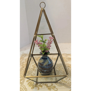 Modern Customizable Color Terrarium Geometric Glass Greenhouse Planter Decorative Tabletop <b>Vase</b> for Christmas Home Decoration - Product Image 2