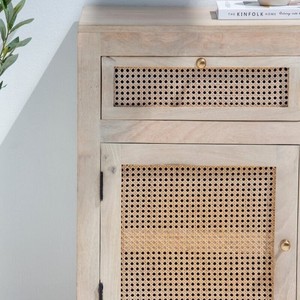 Aparador de Ratán Vandana Pebble Cresta para Interiores y Exteriores Modernos y Elegantes - Product Image 2